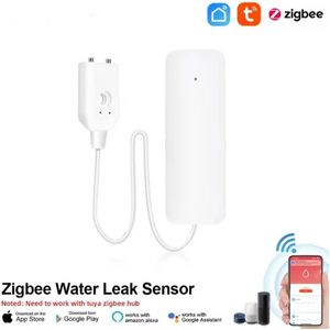Zigbee Water Leak Detector - Tuya compattible, Smart Life - Android - iOS - Apple - Google Home - Alexa