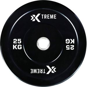 Xtreme Fitness Bumper Plate 25kg (set) - Bumper Plate voor Gewichtheffen - Set van 25kg