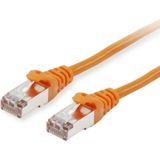 Equip Patch kabel RJ45 Cat6A S/FTP (S-STP) PIMF 0,25 m Oranje