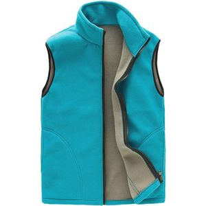 Unisex Mouwloos Fluwelen Thermisch Vest voor Outdoor Activiteiten