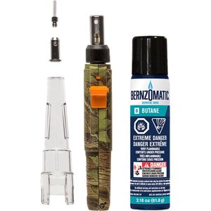 Bernzomatic pensoldeerbrander “OUTDOOR” - met butaangasfles en verschillende opzetstukken - soldeerbranderset / gassoldeerbout - ST500CKC - Kamperen