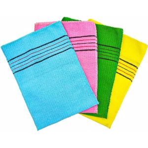 Exfoliërende Doek & Handschoen Set - 16 stuks voor Dode Huid & Eelt Verwijderen - Douche & Spa Accessoires - Aziatisch & Italiaans design - Koreaanse Handschoen & Scrub Mitt - Badaccessoires voor Scrubben cloths.