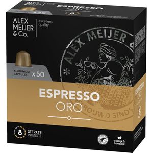 Alex Meijer - Espresso Oro - 50 Capsules - Koffie