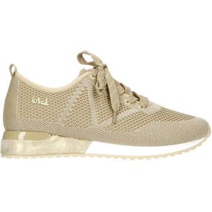 La Strada® Dames Sneakers - Stof - Beige - Maat 38