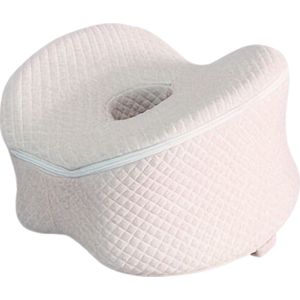 Orthopedisch Kniekussen Voor In Bed - Zijslaapkussen - Beenkussen - Volwassenen - Orthopedisch Kniekussen - Roze