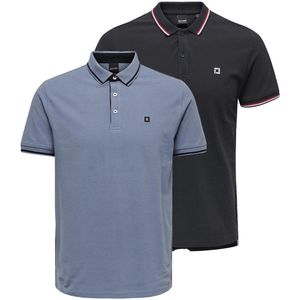 Only & Sons Heren poloshirt 2 pack Onsefletcher