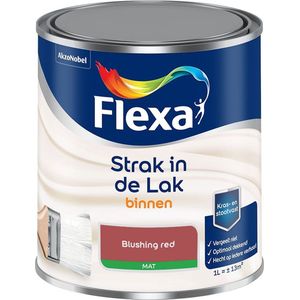 Flexa - Strak in de Lak Binnenlak Mat - Blushing red - Mengverf - 1 Liter