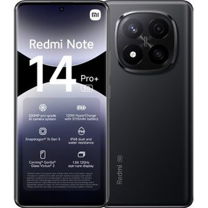 Xiaomi Redmi Note 14 Pro+ - 5G - 12GB/256GB - Midnight Zwart