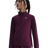 Nike - Dri-FIT Long-Sleeve 1/4 - Hardloop T-shirt - Rood