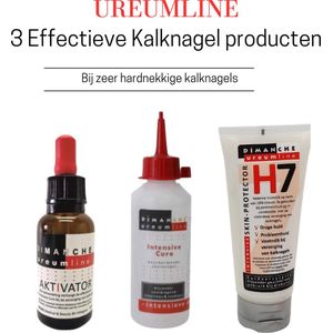 (voordelig) Ureumline intensive Cure gel 4 kalknagelproducten - Ureumline Aktivator - Ureumline H7 creme 100 ml - vijl - Intensive curegel - ureumline intensive curegel