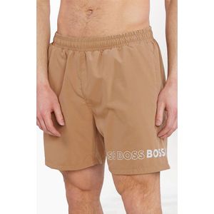 HUGO BOSS Dolphin swim shorts - heren zwembroek - midden beige - Maat: M