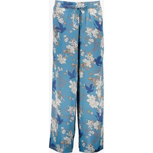 TwoDay dames pantalon blauw met print - Maat 3XL