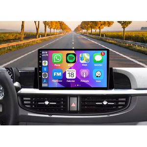 Autoradio 2/32GB met Carplay en Android auto | Geschikt voor Kia Picanto en Morning 3 2016-2022 | Radio scherm met Navigatie | 2016 2017 2018 2019 2020 2021 2022
