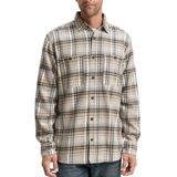 TOM TAILOR - Overhemd - Crème/Zwart/Wit - Comfort Fit - Lange Mouw