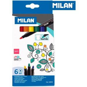 Set Viltstiften Milan Ø 4 mm Blauw Multicolour