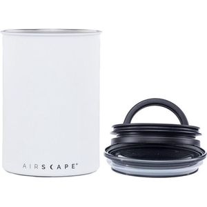 Airscape® Classic 500gr. - voorraadpot -voorraadpot -voorraadbus - vershouddoos - voedselveilig - BPA vrij - koffiepot - mat wit - Chalk