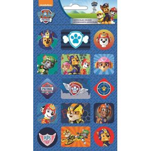 Nickelodeon Stickers Paw Patrol Junior Vinyl Blauw 15 Stuks