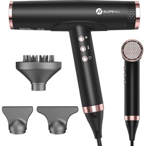 Haardroger set - borstelloze motor met 110.000 RPM - licht en weinig lawaai - magnetische diffuser