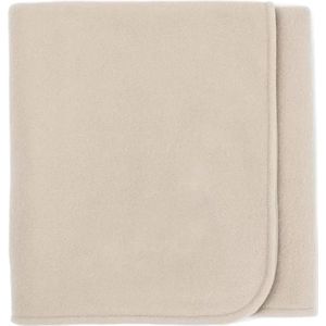 Wollen wiegdeken fleece - 75cmx100cm - Merinowol - Beige