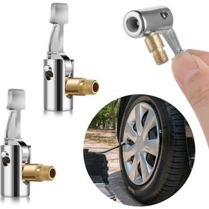 AOZUO 2pcs 8mm Car Valve Adapter, Easy Pump Car Valve Lever Plug Air Chuck Car Valve Adapter Tire Valve Air Pump Clip Bicycle Valve Adapter for Tire Valves