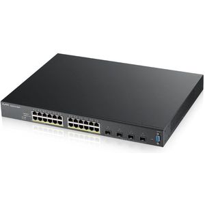 Zyxel XGS2210-28HP Managed L2 Gigabit Ethernet (10/100/1000) Power over Ethernet (PoE) 1U Zwart