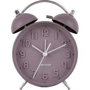 Alarm clock Iconic matt dark purple