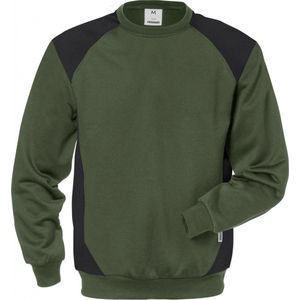 Fristads Sweatshirt 7148 Shv - Legergroen/zwart - M