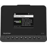 TELESTAR - TOP 400 - DAB+ Internetradio - FM Radio - zwart - Bluetooth 5.3 - WiFi