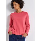 STREET ONE - Sweatshirt - Almond Coral - Lange Mouwen - Regular Fit