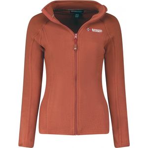 Fleece Voorjaar- Najaarsvest Met Rits Dames Geographical Norway Tug - Rusty - S