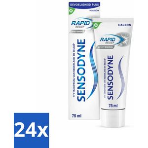 Sensodyne - Tandpasta - Rapid Relief - Whitening - 75ml x 24