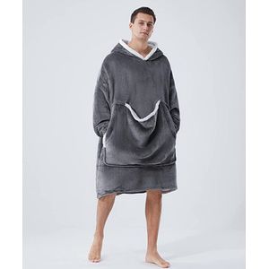 Oversized groote hoodie - Hoodie deken - Warme deken - Warme deken hoodie - Winter deken - Fleece dekentje - Hoodie Blanket