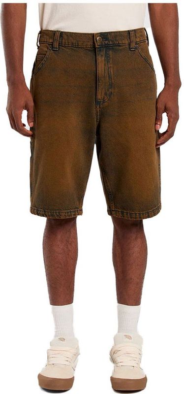Dickies - Garyville - Korte Jeans - Bruin - Regular Length Carpenter Short
