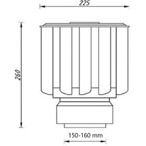 Anjo Vent-Alu Rotor PP rotor pp 150-160mm
