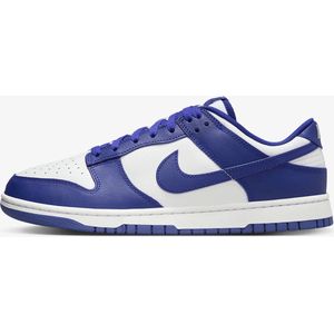 Nike Dunk Low Retro ""Concord"" - Sneakers - Unisex - Maat 42.5 - Wit/University Red/Concord