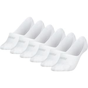 Puma - Footies Dames Mesh - Wit - 6 paar
