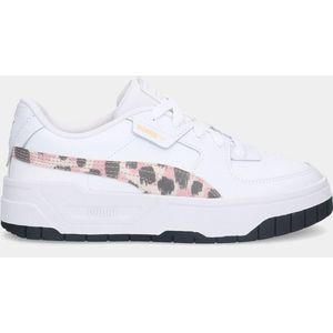 Puma Cali Dream Animal Print White/Peach Smoothie kinder sneakers