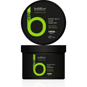 BioTaTum - Royal Jelly Aloe Vaseline 500ml | Vegan Tattoo Verzorging | Tatoeage Nazorg Zalf | Bescherming Nieuwe Tattoo | Balsem | Crème | Verzorgingsspray | Tatoeage Boter | Verdoving | Verdovend | PMU | Beauty | Desinfectie | Biologische Zalf