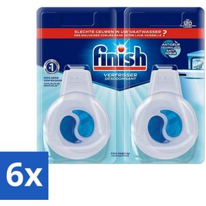 Finish Deo Odorstop - Vaatwasverfrisser - Fris Parfum - Anti-geur - Tot 120 Afwasbeurten - Voordeelverpakking - 6 stuks