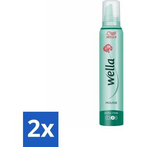 Wella Extra Strong Hold Haarmousse 200 ml - Voordeelverpakking - 2 stuks