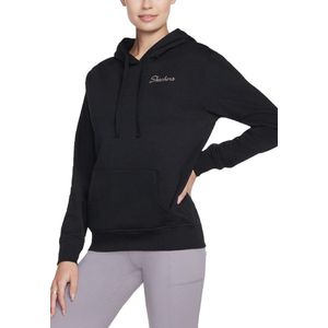 Skechers Signature damespulloverhoodie WHD116 017 zwart