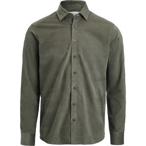 J.Harvest & Frost Indigo Bow 134 Cord Shirt Tailored Fit M 2913400 - Groen - XXL
