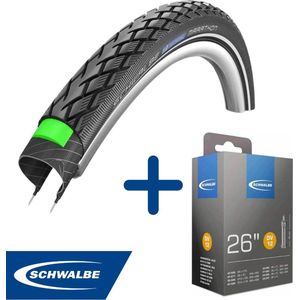 Fietsband - Schwalbe - Buiten- & binnenband - Marathon G-Guard & DV12 - 26 inch x 1 1/4 - 27.5 inch x 1.75 - 40 mm