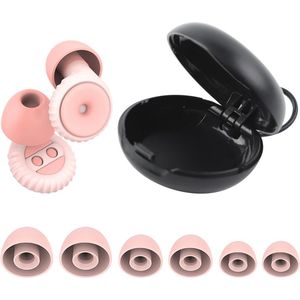 Geluidsabsorberende Waterdichte Oordopjes voor Sport en Slaap - Siliconen met Meerdere Oortips