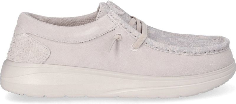 HEYDUDE - Wendy Comf Suede Lace Print - Instappers - Lilac