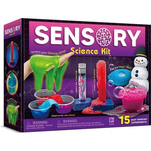 scheikunde experimenteerset - wetenschap speelgoed experimenteren - experimenten voor kinderen - experimenteerdozen - zintuigen experimenten - T3479G