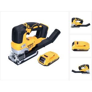 DeWalt DCS 334 N accu-pendeldecoupeerzaag 18 V borstelloos + 1x accu 2.0 Ah - zonder oplader