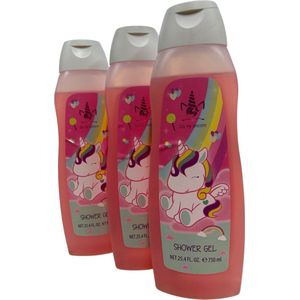 Disney Douchegel Mijn Eenhoorn Voordeelverpakking 3x 750 ml