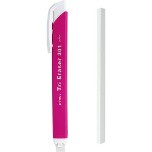 Penac Japan - Gumvulpotlood - Gum Pen - Magenta + navulling - 8.25mm x 122mm gumpotlood