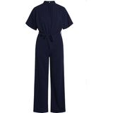 SISTERS POINT GIRL-JU Dames Jumpsuit - Navy - Maat M